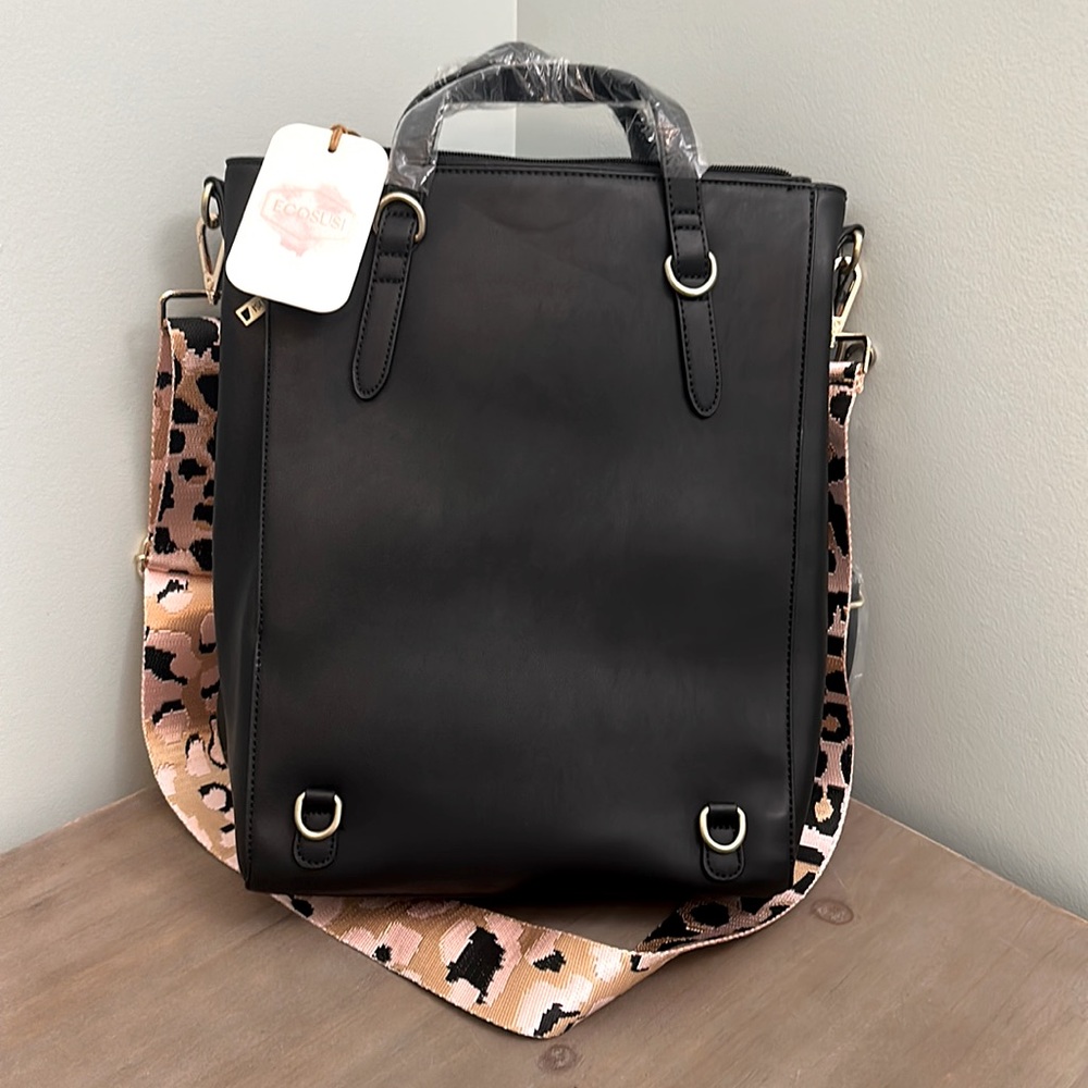 Brand new Ecosusi vegan leather laptop bag - NWT